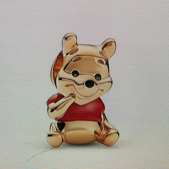 Pandora Jewelry - Pandora Gold and Red Bear Charm
